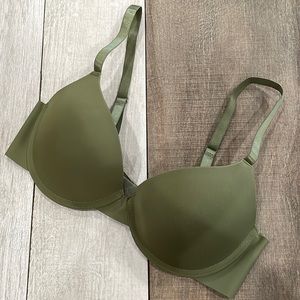 PRIMA VALENTINA Women’s Olive Underwire Bra Size 36 B